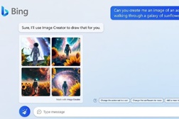 Bing Image Creator chega à preview do novo Bing & Edge
