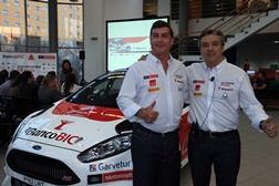 Rui Madeira / Nuno Rodrigues da Silva marcam presença ao  volante do Ford Fiesta R5 no Vodafone Rali de Portugal