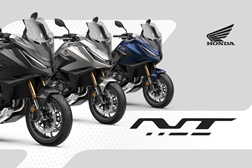 Honda NT1100 mantém liderança europeia e renova gama de cores para 2027