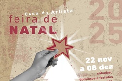 Feira de Natal na Casa do Artista - 22 de Novembro a 8 de Dezembro