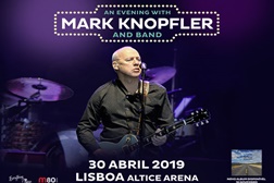 Mark Knopfler regressa a Lisboa em 2019 - Digressão "Down The Road Wherever"