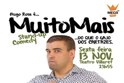 Comemore o Dia do Mau Humor a rir com Hugo Rosa no Teatro Villaret
