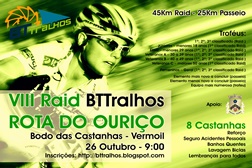 VIII Raid BTTralhos - “Rota do Ouriço” 26 de outubro - Bodo das Castanhas Vermoil (Pombal) 2014
