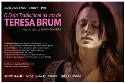 Teresa Brum no Museu do Fado