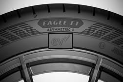 Revelação do logótipo Goodyear EV-READY - Pneus para veículos elétricos (EV) e híbridos plug-in (PHEV)
