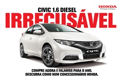 Honda Civic 1.6 diesel: "Compre agora e falamos para o ano"