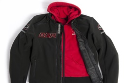 Blusão Bering JAAP Preto/Vermelho