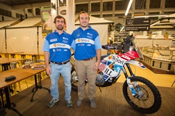 David Megre e Luís Portela de Morais de KTM Rally no Dakar 2017