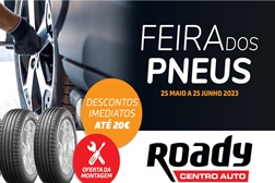 Feira dos Pneus arranca nos Centros Auto Roady - Até 25 de Junho