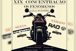 XIX concentração Os Fenómenos, Entroncamento, dias 19 a 21 de setembro