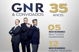 GNR celebram 35 anos com espetáculo em Guimarães