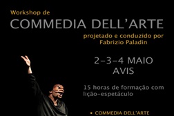 Avis recebe workshop de Commedia dell'Arte