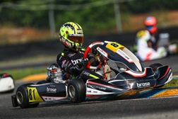 Noah Monteiro este fim-de-semana nas IAME Euro Series - O piloto é o mais jovem do pelotão