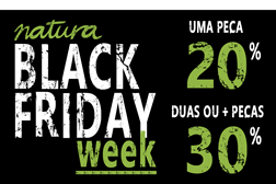 Na Natura a Black Friday dura uma semana inteira