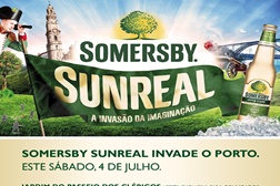 Somersby Sunreal invade o Porto