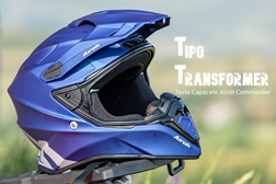 Teste Airoh Commander: capacete do tipo Transformers