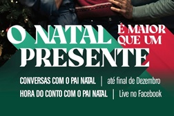 Música e estátuas vivas no Natal do ViaCatarina Shopping