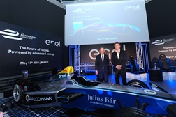 Campeonato FIA Fórmula E com energia renovável e soluções de tecnologia inteligente da ENEL