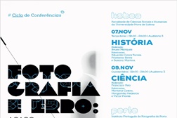 Ciclo de Conferências “Fotografia e Erro: Acaso, Manipulação e desconhecido”