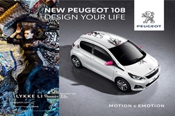 Novo PEUGEOT 108 associa-se à cantora Lykke Li numa campanha ultra-personalizada
