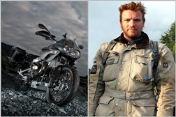 Ewan McGregor troca BMW por Moto Guzzi