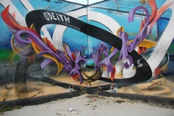 Um dos trabalhos do street artist Odeith
