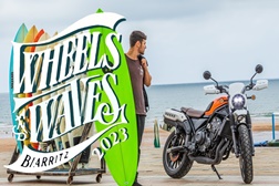 Weels & Waves 2023 Biarritz com a Honda CL500