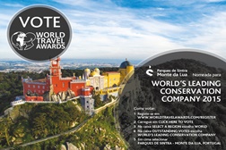 Parques de Sintra nomeada para os World Travel Awards - Melhor Empresa do Mundo em Conservação