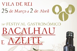 Festival Gastronómico do Bacalhau e do Azeite de Vila de Rei regressa aos menus Vilarregenses