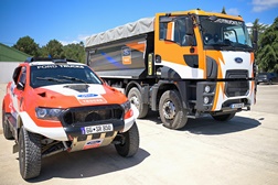 Ford Trucks apresenta gama de veículos de construção - Na cidade de Fátima clientes testaram veículos em condições de trabalho