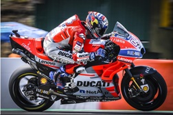 MotoGP - Checa - Dovi, primeira pole desde 2016, Rossi perto