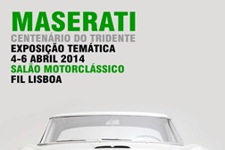 Exposição "Maserati - Centenário do Tridente" no Salão Motorclássico
