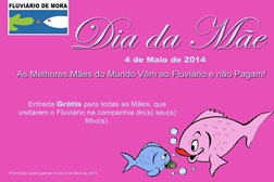 Mães não pagam no Fluviário de Mora no dia 4 de Maio