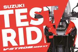 Suzuki V-Strom 1050 disponível para Test Ride, com condições imperdíveis