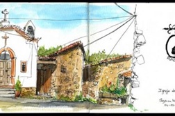 Workshop na baixa de Coimbra sobre Urban Sketching - Turismo na Ponta dos Lápis