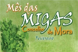 Mora capital das migas em Fevereiro