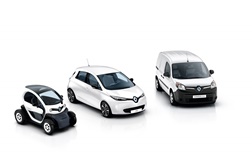 Renault lidera vendas de automóveis eléctricos na Europa
