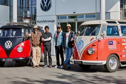 Pães de forma em digressão Mundial - Modelos icónicos da Volkswagen regressam ao seu local de nascimento em Hannover