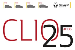 Renault Clio comemora 25 anos em ambiente de festa na Exposalão Batalha