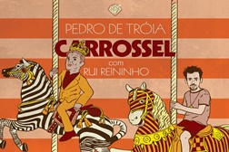 Pedro de Tróia e Rui Reininho são desenhos animados no vídeo do novo single "Carrossel"
