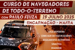 Curso de Navegadores de Todo-o-terreno - 19 de julho em Mafra
