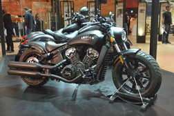 Indian apostou nos modelos dark: em primeiro plano a nova Scout Bobb