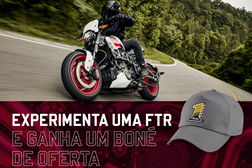 Test-ride Indian FTR com oferta de boné exclusivo