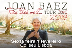 Joan Baez despede-se dos palcos portugueses em Lisboa