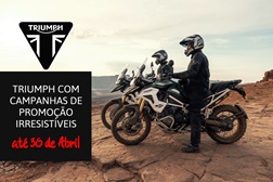 Triumph Motorcycles com campanhas de promoção irresistíveis