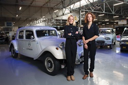 Duas aventureiras a bordo de um Traction Avant de 1956  - Atravessar o continente americano
