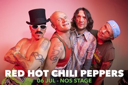 Red Hot Chili Peppers confirmados no NOS Alive'23