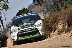 Gil Antunes em pleno no Rali de Gondomar