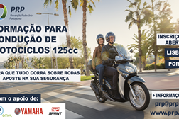 Nova formação de condutores de motociclos até 125cc