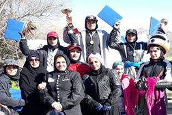 Behnaz Shafie vence 1ª corrida de motocross feminina do Irão / Instagram